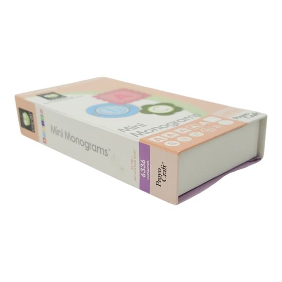 Cricut Provo Craft Font Cartridge Mini Monograms 290018 Link Status Unknown - Picture 10 of 11